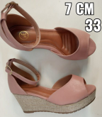 Anabela Microgel Nude Salto Corda 7 cm