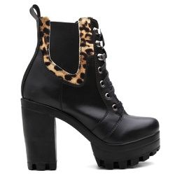 Coturno Tratorada Vicerinne Black Jaguar