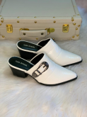 TAMANCO LUXO LUIZA AMARAL SALTO 5 CM BRANCO