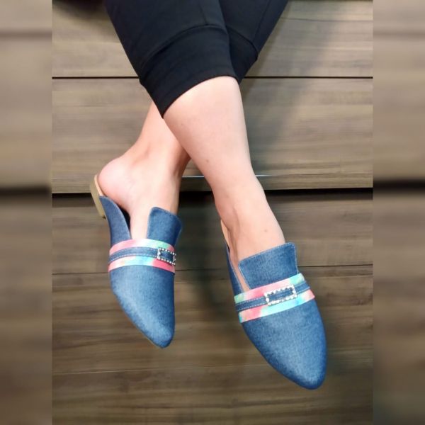Mule Microgel Confort Jeans