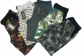 Bermuda Moleton Estampado C/ 2 Bolsos Frente- Shorts Academia TAM. M