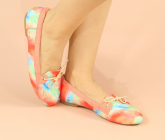 Mocassim Tie Die Tecido
