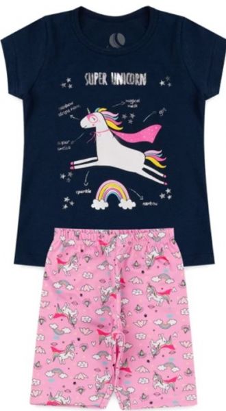 Conjunto Infantil Super Unicorn 568 Marinho Nº. 6