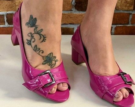 Peep Toe Microgel Pink Verniz Ref. 507