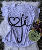 T-shirt Feminina Fé