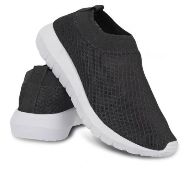 Tênis Feminino Header Preto Flat Meia Confortável
