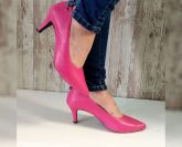 Scarpin Confort Gel Rosa Fosco Salto 5 cm