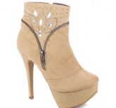Bota Feminina Torricela Meia Pata Cano Curto 13 cm