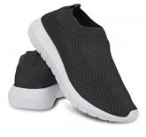 Tênis Feminino Header Preto Flat Meia Confortável