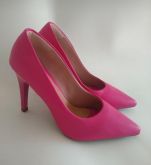 Scarpin Mysapatilhas Verniz Rosa Pink Salto 7 cm