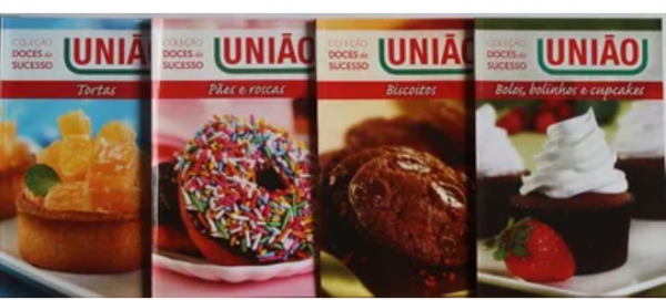 Coleção 5 Livros Receitas Doces De Sucesso União Melhores Receitas