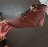 Bota Peter Pan Mysapatilhas Couro Sintético Marrom