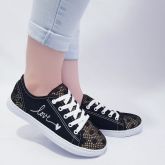 TÊNIS FEMININO LOVE CASUAL ESTAMPADO K124