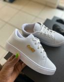 Tênis Flatform Branco Caixa Alta Coca Cola
