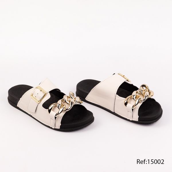 Birken Mysapatilhas Luxo Confort Branca Corrente