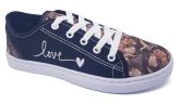 TÊNIS FEMININO LOVE CASUAL ESTAMPADO K124