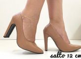 Scarpin Caramelo Apito Salto 12 cm nº36