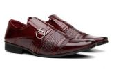 Sapato Social Masculino Style Shoes Top Vermelho Envernizado Casamento