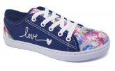 TÊNIS FEMININO LOVE CASUAL ESTAMPADO K124