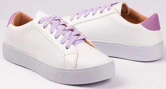 Tênis Mysapatilhas Napa Branco/Violeta