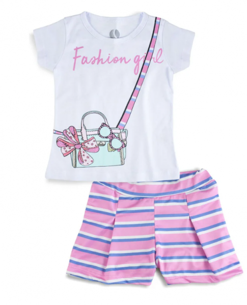 Romero PratesConjunto Infantil Califórnia Mescla 0023 - Keki Boys
