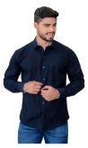 Camisa Social Lisa Slim Adulto Preto