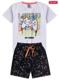 Conjunto Infantil Legend Game Branco 0021- Keki Boys